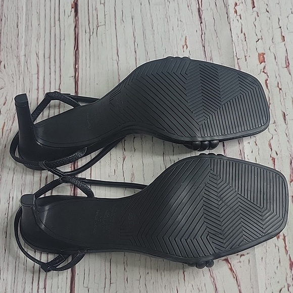 BP Elegant Black Strappy Heels size 9.5 NWOT - Picture 7 of 8